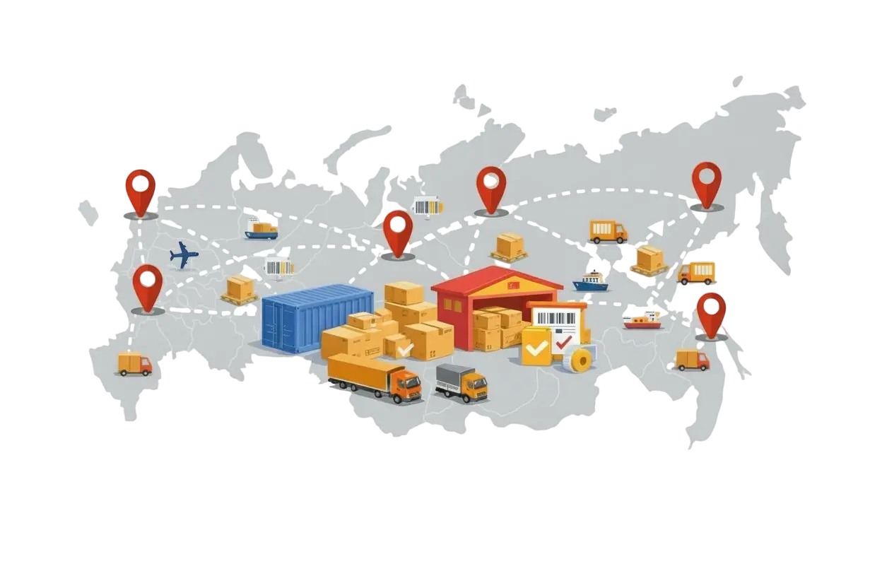 Перевозка сборных грузов из Красноярска