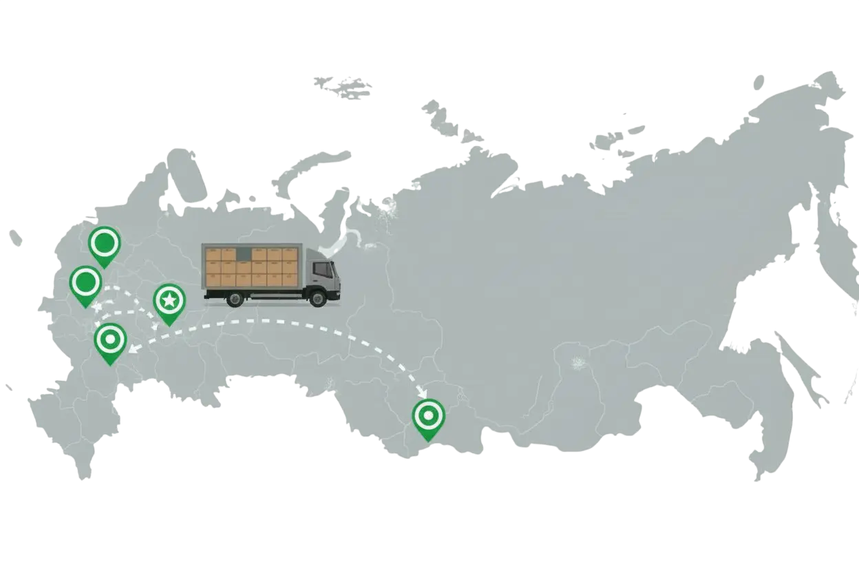 FTL (Full Truck Load) / Полная машина 1/2/5/10/20 тонн из Красноярска